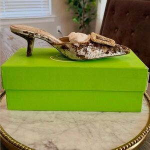 Sam Edelman Women’s Brit Mules Heels | Sz. 6M | Color: Prosecco ~ NWB